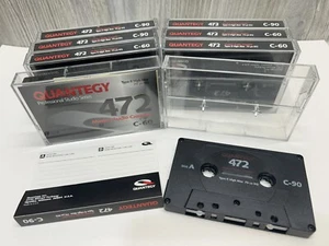 Quantegy 472 Master Audio Cassette C-90/60 Pro Studio Series Lot Of 8 Tapes - Picture 1 of 7