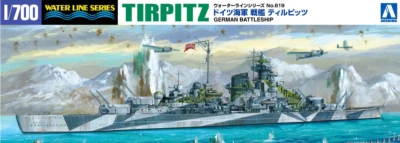 Aoshima	AO04606	Cuirassé Allemand Tirpitz 1:700 - Photo 1/4
