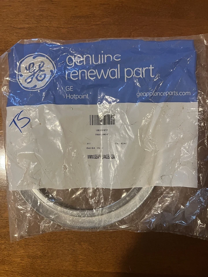 "Anillo elemento cromado GE OEM 6"" # WB31X5013" Foto 1 de 1