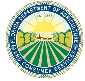 Florida Department of Agriculture Sticker Decal R7468 - Picture 1 of 1