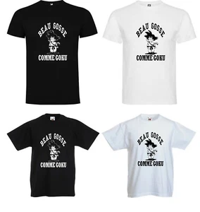 T-SHIRT UNISEXE BEAU GOSSE COMME GOKU MANGA PARODIE ANNIVERSAIRE CADEAU - Imagen 1 de 5