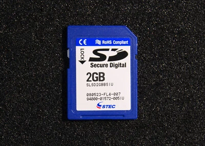 STEC SLSD2GBBSIU - 2GB SD Card, Industrial Grade,-40ºC to +85 ºC, Made in USA - Image 1 of 2
