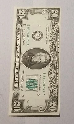 1977 Very CRISP $20.00 Dollar Excellent condition Free Shipping  - Image 1 of 4