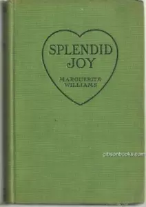 Splendid Joy by Marguerite Williams 1927 Vintage Romance Hardcover - Picture 1 of 1