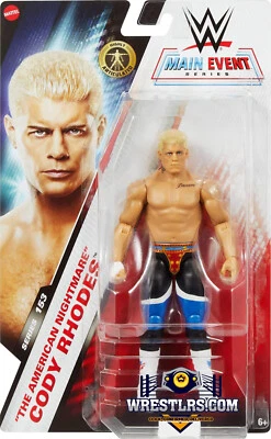 Cody Rhodes - WWE Main Event Series 153 - Mattel Action Figure - New