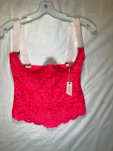 Free People We Are HAH Bust A Move Bustier  - HAHt Lava - Small - Picture 1 of 18