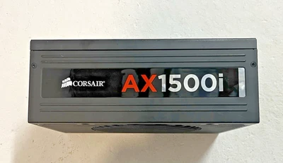 Corsair AX1500i, 80+ Titanium Certified Fully Modular Digital PSU WITH CABLES - Image 1 of 4
