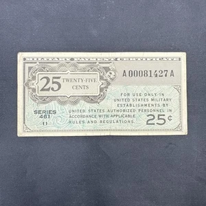 50 Cents Military Payment Certificate MPC - Series 461 - A00081427A - Picture 1 of 5