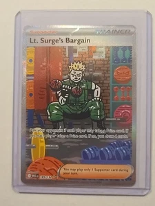 Pokemon Mega Evolution Lt. Surge's Bargain 185/132 Special Illustration Rare - Picture 1 of 2