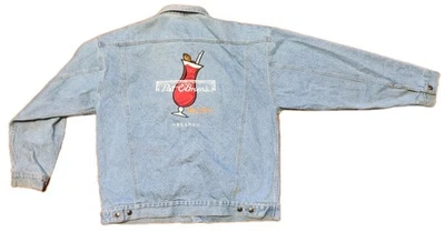Universal Studios Pat O’Briens Jean Jacket Men XXL 2XL Orlando Vintage Denim 90s - Image 1 of 4