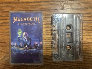 Rust in Peace Megadeth Tape Cassette 1990 Capitol/EMI Tested Mustaine 90s Metal - Imagen 1 de 2