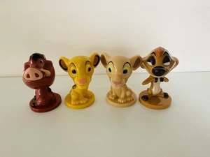 Disney Lion King Kelloggs 2003 Mini Bobble Heads COMPLETE Simba Nala Timon Pumba - Picture 1 of 6