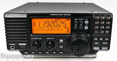Icom IC-R75 Shortwave Amateur Radio Receiver w/ Sync Detector & UT-106 DSP Unit - Image 1 of 4
