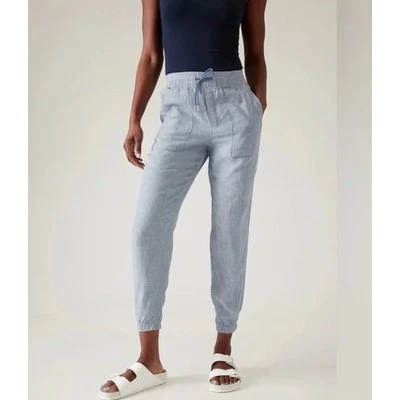 ATHLETA Retreat Linen Jogger (NEW) 14 - Изображение 1 из 3