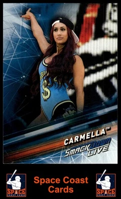 2019 Topps WWE SmackDown Live #14 Carmella - Image 1 of 2