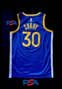 STEPHEN STEPH CURRY PSA/DNA SIGNED AUTOGRAMM NIKE GOLDEN STATE WARRIORS TRIKOT - Bild 1 von 4