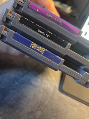 LOTE DE TV Warios Woods, Punch-Out, Smash NES Foto 1 de 4