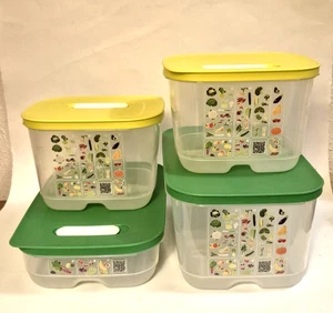 Tupperware Fridgesmart Containers 4 Piece Set Stackable 2020 ACE System - Picture 1 of 16