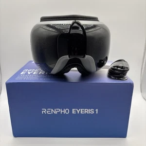 “Renpho Eyeris 1 Eye Massager Black Heat Compression Bluetooth Music Relax” - Picture 1 of 15