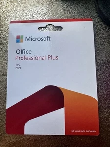 Microsoft Office Pro Plus 2021 Programa de por vida 1 PC genuino venta al por menor de por vida - Imagen 1 de 5