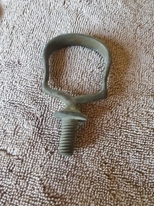 Pátina vintage de 5/16" con remate colgante de latón fundido roscado macho - Imagen 1 de 4