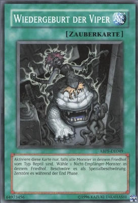 YuGiOh Wiedergeburt der Viper ABPF-DE049 Common Good unl. - Bild 1 von 2