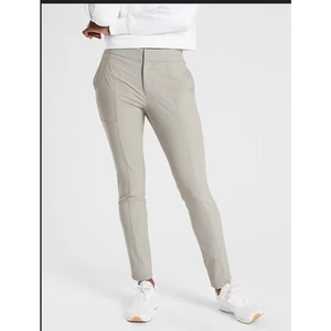 NEU Athleta Wander Stash Skinny Hose Abalone grau Größe 10 - Bild 1 von 5