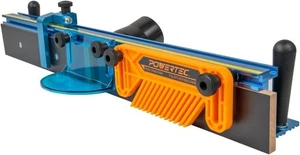 Powertec Deluxe Router Tisch Zaunsystem 3-3/8 Zoll - hoch 24 Zoll L Staubsammlung 71536 - Bild 1 von 9