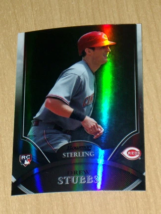 2010 Bowman Sterling BLACK refractor Drew Stubbs /25 - Image 1 of 1