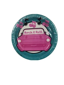 50’s Party Dessert Plates 8ct - Picture 1 of 1
