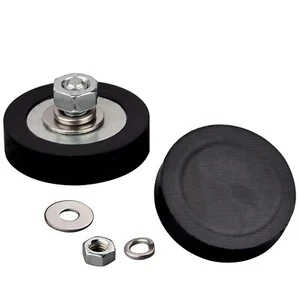 4Pack Pull-Force 40lb Strong Rubber Coated Neodymium Magnet with M6 Male Thread - Picture 1 of 7