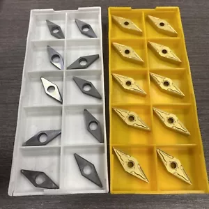 10PCS VNMG160404-MA VNMG331 Carbide Insert Milling Insert + 10pc MV1603 shim - Picture 1 of 8