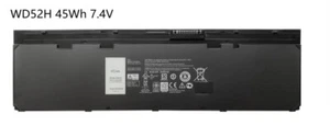 New 45Wh WD52H Battery for Dell Latitude E7240 E7250 GD076 GHT4X HJ8KP JN0J1 - Picture 1 of 5