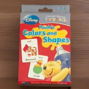 Tarjetas flash educativas de habilidades tempranas colores y formas de Winnie The Pooh de Disney - Imagen 1 de 6