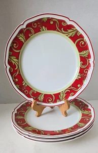 4 Villeroy & Boch Joy Noel Country Collection Dinner Plates, Germany, 10.4" NEW - Picture 1 of 6