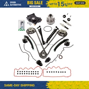 Kit de cadena de distribución VCT cámara selenoide fase bomba de agua de aceite ajuste 07-10 Ford 5,4L 24V - Imagen 1 de 12