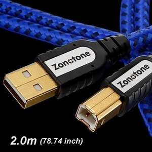 ZONOTONE A-B Typ USB Kabel GRANDIO USB-2.0 2.0A-B (2,0m) Ultrahochrein 6N ◇ - Bild 1 von 2