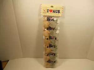 new 12 set I Love Australia souvenir Koala with flag clip on travel souvenir - Picture 1 of 8