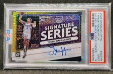 2020-21 Donruss Optic Tyrese Haliburton Black Gold Choice #/8 Rookie Auto Pop 1 
