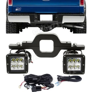 For Chevy Silverado 1500/2500/3500 Backup Rear Tow Hitch 24W LED Light Bar Kits - Picture 1 of 11
