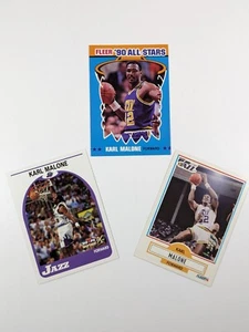 1990, 2000 KARL MALONE FLEER SKYBOX UTAH JAZZ ALL STAR HOF UNBEWERTET 3 KARTEN SET - Bild 1 von 7