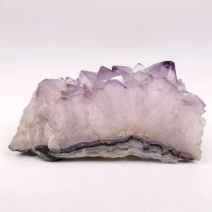 Lote de cuarzo cristal amatista natural de 2 libras 12 oz 7" x 3-1/2" - Imagen 1 de 7