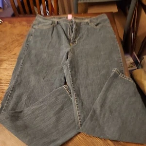 Liz & Me Signature Women's Blue Medium Wash High Rise Denim Jeans Size 18W - Picture 1 of 7