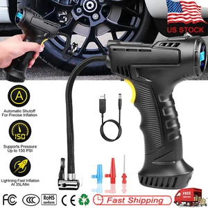 Wired/Wireless Car Tire Pump Inflator Digital Electric Air Compressor 150PSI 12V - Picture 1 of 22