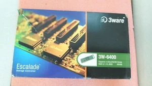 NEW 3WARE ESCALADE 3W-6400 RAID CONTROLLER 700-0024-05 COMPLETE KIT - Picture 1 of 11