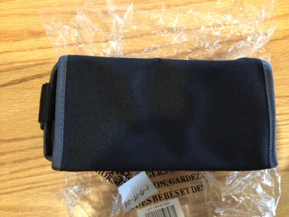 JVC Universal Camcorder Camera Bag Padded Pouch Soft Case Black Shoulder Strap - Image 1 of 1