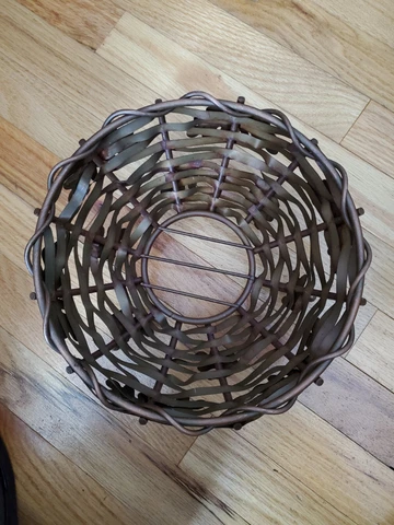 ANTIQUE Harvest Time Copper Basket Still In Box Cover
