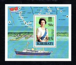 KIRIBATI MNH 1982 MS196 ROYAL VISIT (SPECIMEN) - Picture 1 of 1