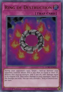 Anillo de Destrucción LCKC-EN050 ULTRA HOLO YUGIOH Colección Legendaria Kaiba - Imagen 1 de 1