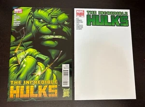 INCREDIBLE HULK #635 (Marvel Comics 2011) -- 1st Printing + Blank VARIANT - Picture 1 of 2